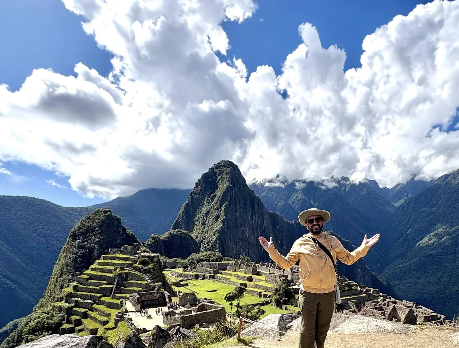 Rohit Malieckal at Machu Picchu in Peru.